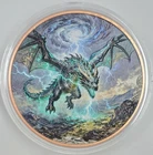 2026 5oz .999 Copper Colorized Flying Dragon in a Capsule