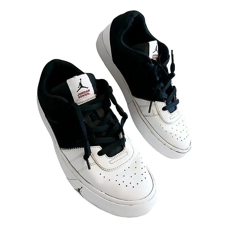 Nike Jordan Mens EU 42.5/US 9/UK8 Leather &Suede Sneakers Low-Top Jordan Series