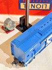 LIONEL 3530 UNRUN NICE SHORT STRIPE GENERATOR CAR W/ ORIGINAL BOX/POLE SET LF — photo 7