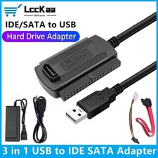2.5 3.5 Inch Hard Drive HD IDE SATA to USB 2.0 Adapter Converter Cable New