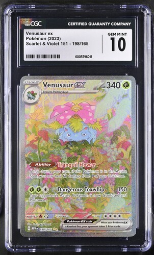 Venusaur graded CGC 10 for sale on eBay