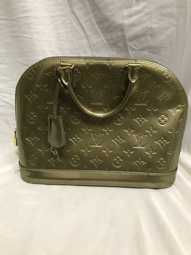 Louis Vuitton Borsa Tote Media Monogram Verde Vernis Alma PPSJKI 349786 (349786)