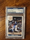 Hank Aaron 1992 Front Row All Time Great Autographed Auto Card #1 - PSA/DNA
