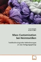 Katrin Handke (U. A.) | Mass Customization Bei Heimtextilien | Taschenbuch