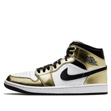 Jordan 9M / 10.5W - [] Men's Air Jordan 1 Mid SE Shoes 'Metallic Gold'