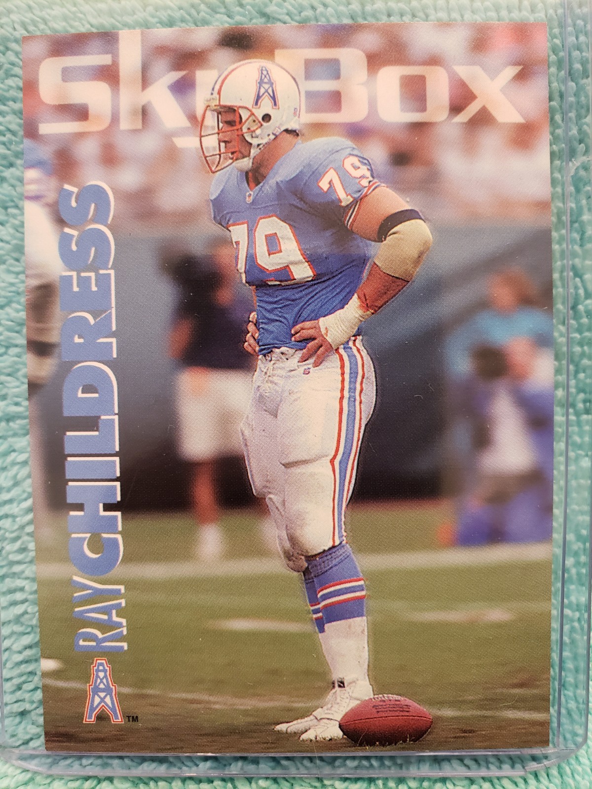 1993 SKYBOX IMPACT RAY CHILDRESS #129 HOUSTON OILERS 