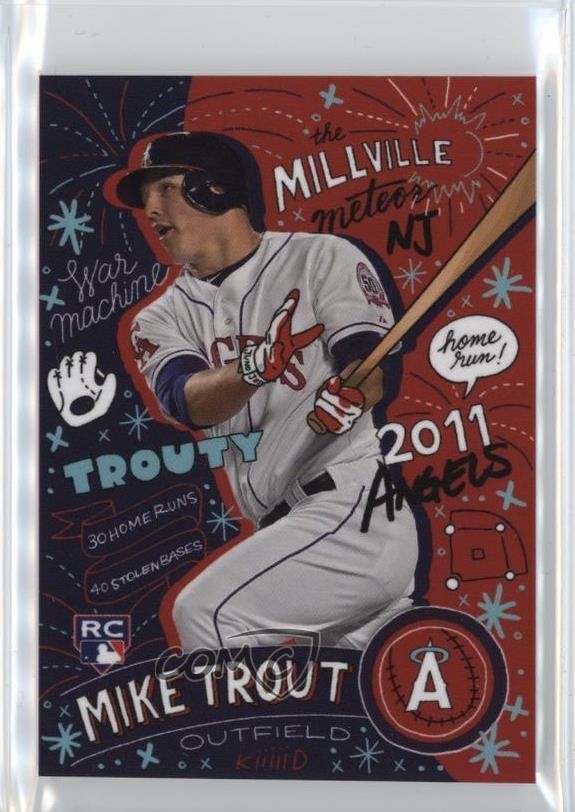 2020 Project 2011 Topps Update /14821 Mike Trout Sophia Chang #142 sg4