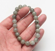 8mm Natural Labradorite bead Bracelet Reiki Crystal Quartz Healing Decorate 1pc