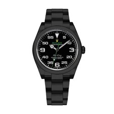 Rolex Air King 116900 Black PVD/DLC Coated Steel Watch