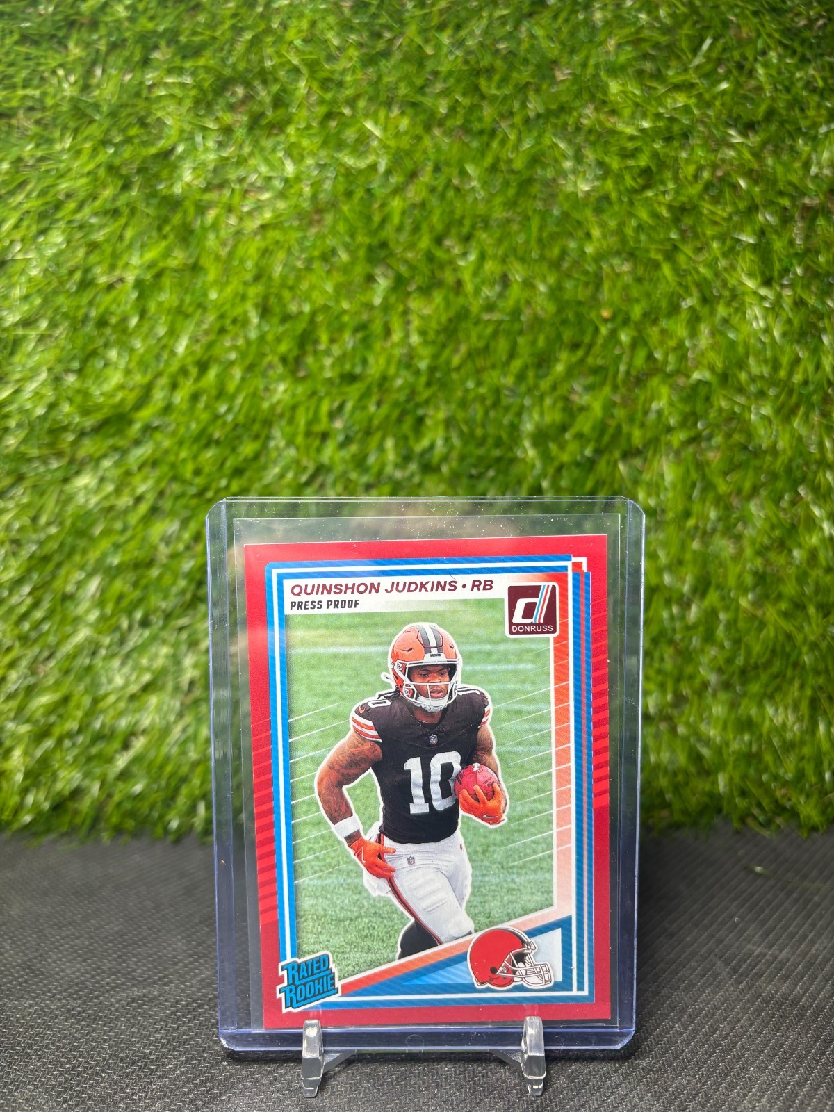 2025 quinshon judkins red press proof rated rookie donruss NO 330