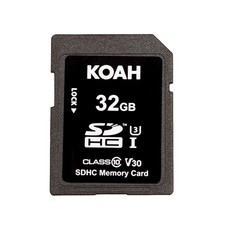 Koah Ultimate 32GB SDHC Memory Card Class10 U3 V30 UHS-I High-Speed Storage