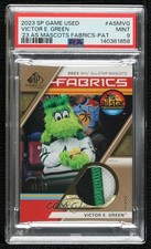 2023 SP Game Used All-Star Mascot Fabrics 33/35 Victor E Green PSA 9 Patch i1f