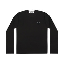 CDG Play Black Heart Long Sleeve T-Shirt Black