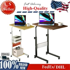 C Shaped Chair Side Table TV Tray Laptop Desk Sofa Bed Side Dinner Tray Portable