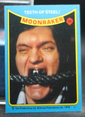 1979 Topps James Bond's Moonraker (EX) #35 Jaws ''Teeth of Steel!''
