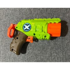 ZURU X-Shot Dart Blaster Toy Foam Blaster Green Orange Brown 3-Dart Barrel
