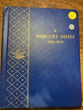 1916-1945 Mercury Dime Collection Nearly Complete Set 76 Coins (-16-D) set #19