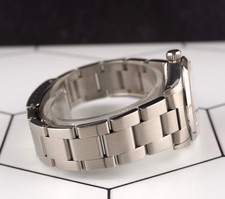 Rolex Oyster Perpetual 31mm Stainless Steel Black Motif Dial Watch Ref 67480 7