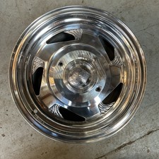 Center Line Classic Modular Wheel 15x7 5x5 Polished Aluminum Vintage