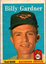 1958 Topps Billy Gardner #105
