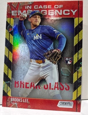 2025 Topps Stadium Club ICE Brooks Lee ICE-20 Top Prospect Minnesota Twins