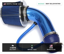 3 Inch Universal Cold Air Intake Kit, Aluminum Induction Flow Hose Pipe Kit with
