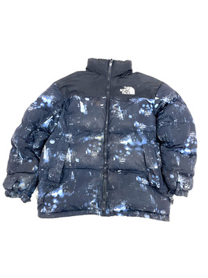 The North Face Winterjacke Herren; Gr.XL; Blau-Schwarz; Akzeptabel