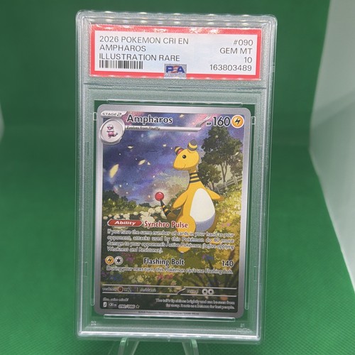 Ampharos graded PSA 10 for sale on eBay
