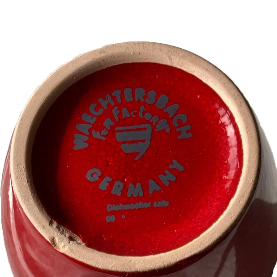 Wächtersbach Fun Factory Tasse Rot Weihnachten Elch Stern Keramik 0,2 l B-Ware - Bild 3 von 4