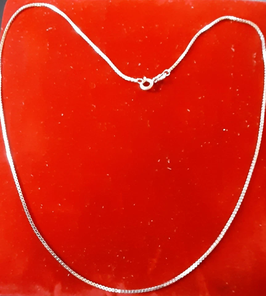 COLLANA ARGENTO 925 MAGLIA VENEZIANA UNISEX VINTAGE CM 49 Bella Maniffatura!!! - Immagine 4 di 4