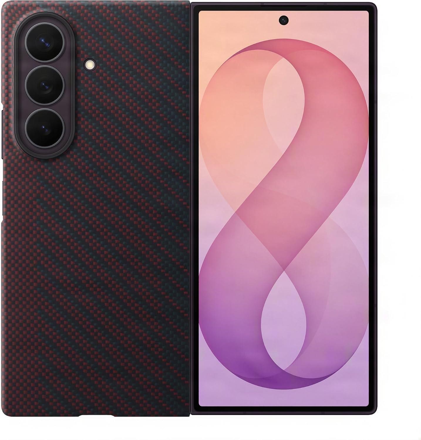 Samsung Galaxy Z Fold 8 Ultra 8.0"" Carbon Magnet Case Violet - EF-KF976SREGWW