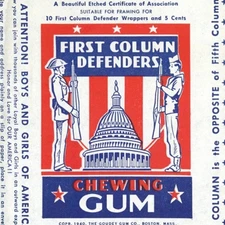 R50 Goudey Gum First 1st Column Defenders 1940 You Pic
