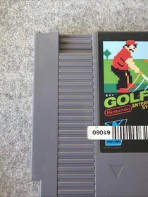 Golf (NES, 1985) - Cartridge, Manual, & Plastic Case - T&W