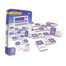 Multiplication Dominoes Game Set, 28 Pieces, Ages 7-9, Math Skills, Grade 2-3