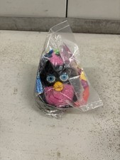 Vintage McDonald's Happy Meal Toy Black And Pink Furby Clip Keychain