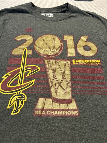 Adidas 2016 Cleveland Cavs NBA Champions Locker Room Authentic T-shirt Small
