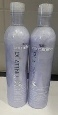 RUSK Deepshine Platinum Conditioner Brightening Boost for Platinum 12oz LOT OF 2