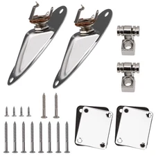 Guitar String Retainer Roller String Tree Guides, Loaded Jack Socket Plate & ...