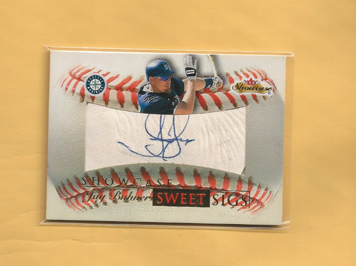 2000 Fleer Showcase Baseball Sweet Sigs #9 Jay Buhner AUTO MARINERS