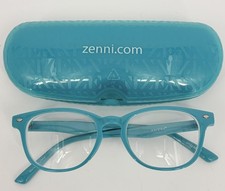 Zenni Optical Women's Aqua Eyeglasses Frames 2032324 with Case
