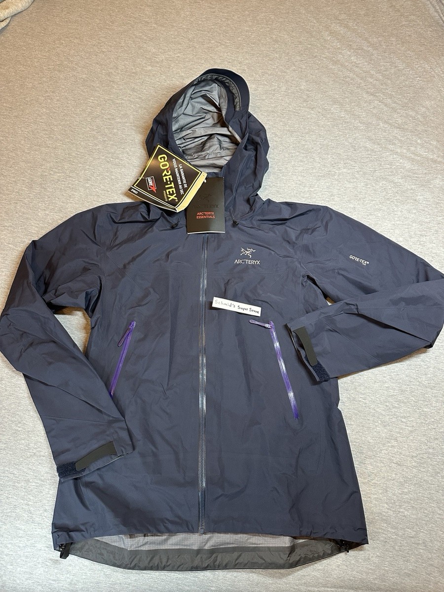 Arc'teryx Beta LT Jacket Gore-Tex Black Sapphire Women's Size