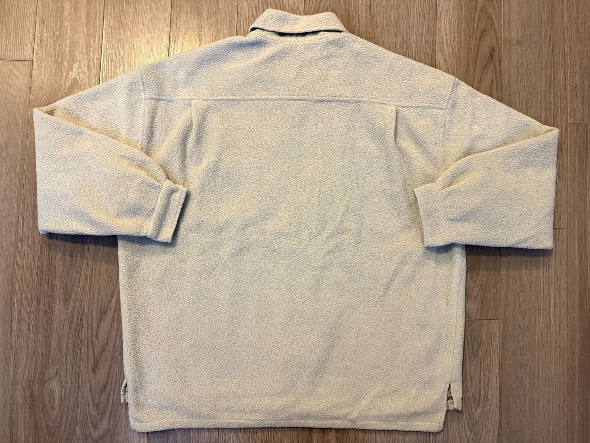 Dior Couture Zipped Overshirt gray cotton and wool fleece sz