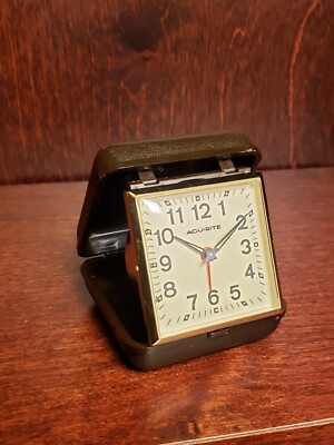 Vintage Acu-Rite Portable Wind Up Alarm Clock | eBay