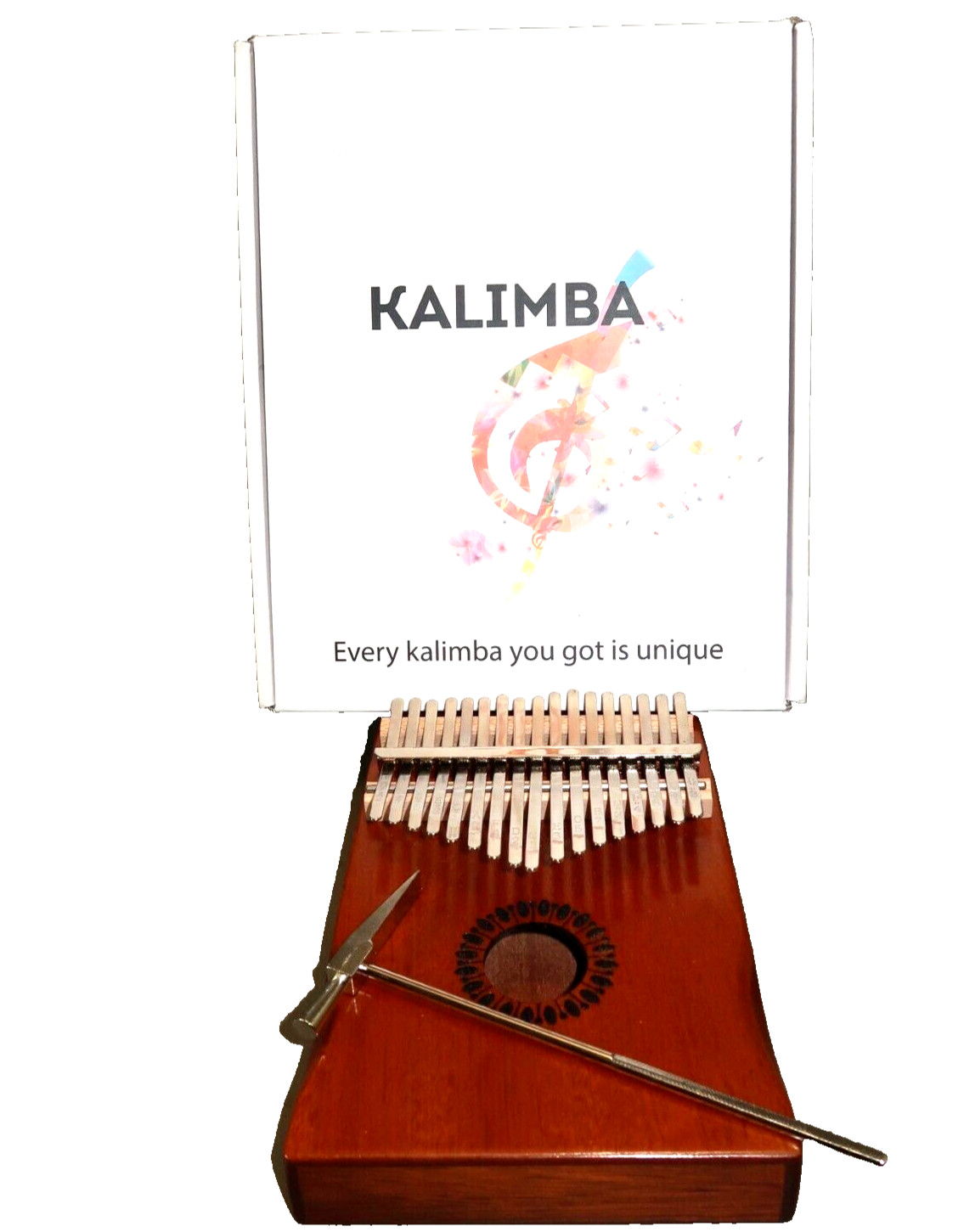 Kalimba Thumb Piano 17 Keys Portable Mbira Finger Piano Gifts for Kids Adults