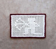 Sagittarius the Archer Crochet Lace Doily Zodiac Decor December Star Sign Mat