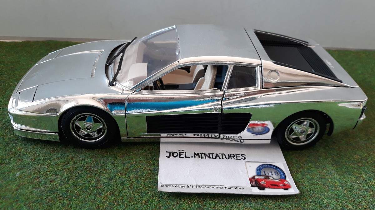 KK Scale KKDC180502 - Ferrar. Testarossa White 1984 Miami Vice - échelle 1/18 - modèle de Collection