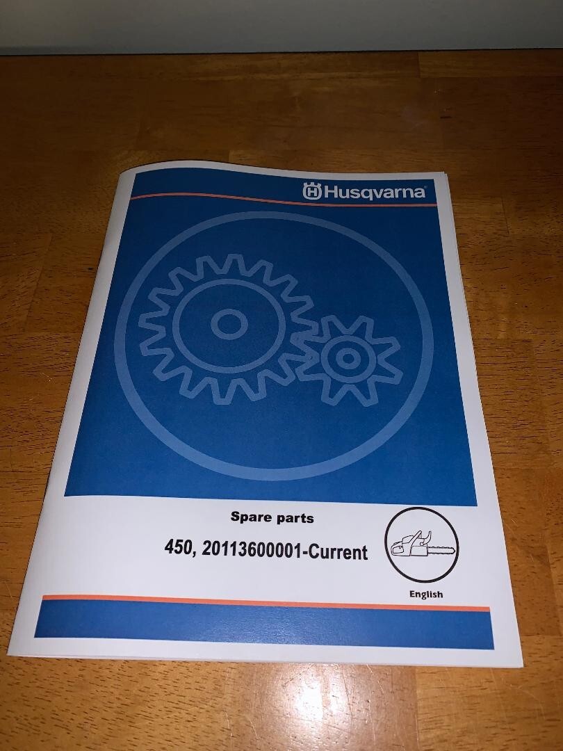 Husqvarna 450 Chainsaw Illustrated Parts Diagram List Manual | eBay