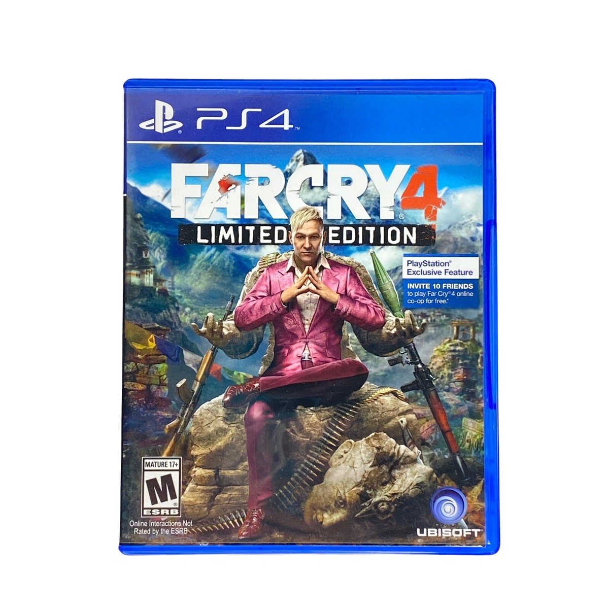 Far Cry Limited Edition (Sony PlayStation 4, 2014) Pagan Min Kyrat  Used