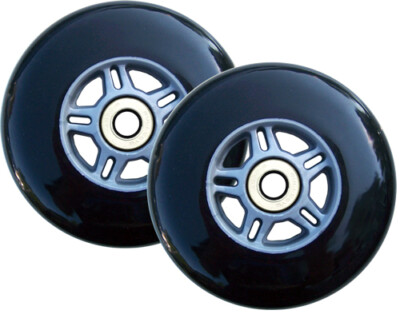 #ad 2 100mm BLACK Replacement WHEELS for RAZOR SCOOTER $10.47