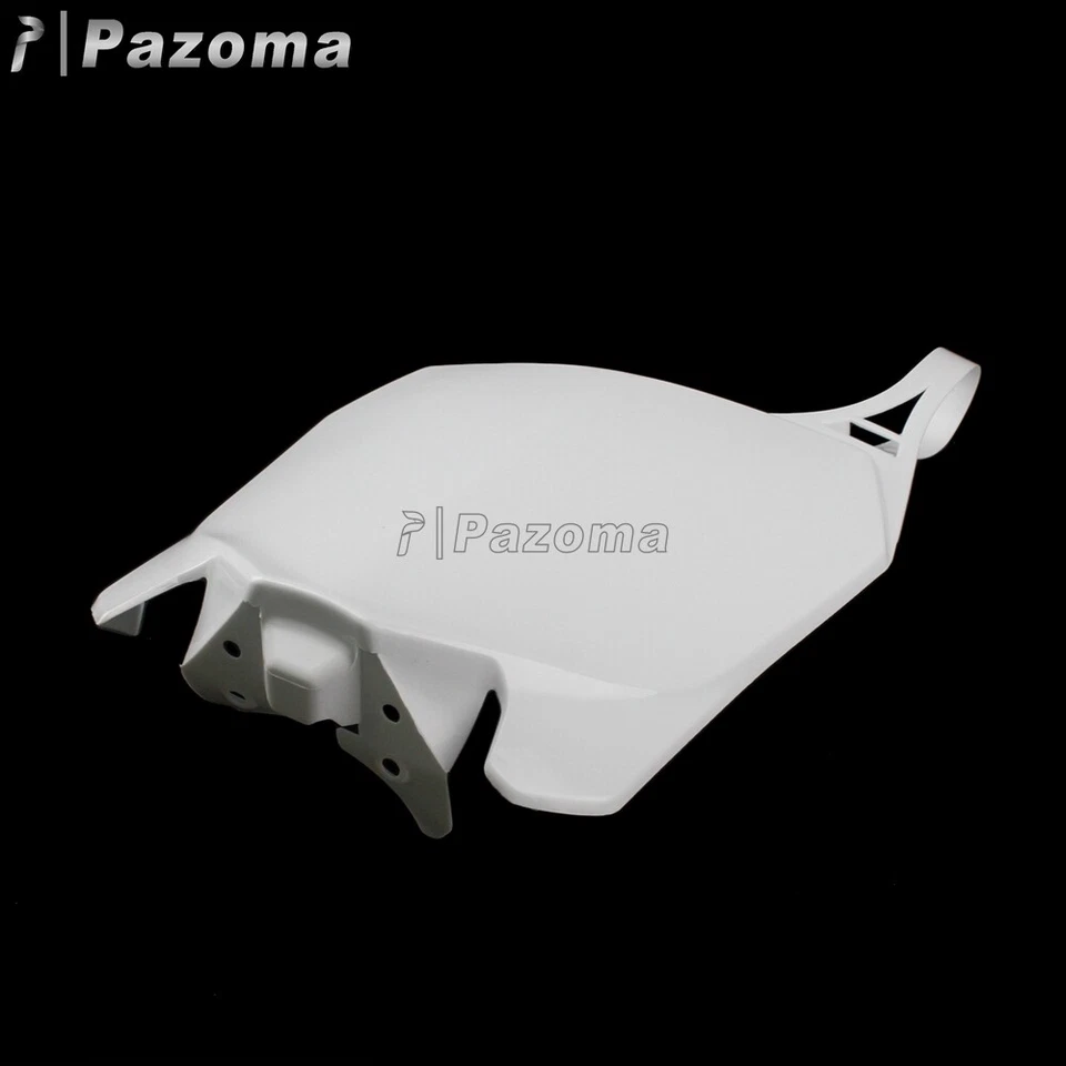 Placa de número delantera blanca para moto de cross para Honda CRF450R 2013-16 CRF250R 2014-17 Foto 3 de 4